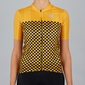Sportful Checkmate Fietsshirt Korte Mouwen Geel Dames