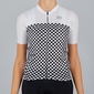 Sportful Checkmate Fietsshirt Korte Mouwen Wit Dames