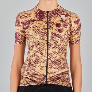 Sportful Escape Supergiara Fietsshirt Korte Mouwen Goud Dames