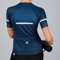 Sportful Evo Fietsshirt Korte Mouwen Blauw Dames