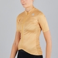 Sportful Flare Fietsshirt Korte Mouwen Goud Dames