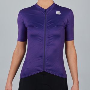 Sportful Flare Fietsshirt Korte Mouwen Paars Dames