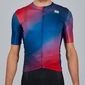 Sportful Rocket Fietsshirt Korte Mouwen Rood/Blauw Heren
