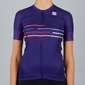 Sportful Velodrome Fietsshirt Korte Mouwen Paars Dames