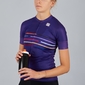 Sportful Velodrome Fietsshirt Korte Mouwen Paars Dames