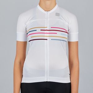 Sportful Velodrome Fietsshirt Korte Mouwen Wit Dames
