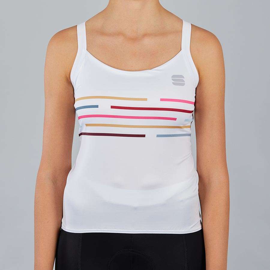 Sportful Velodrome Fietsshirt Zonder Mouwen Wit Dames