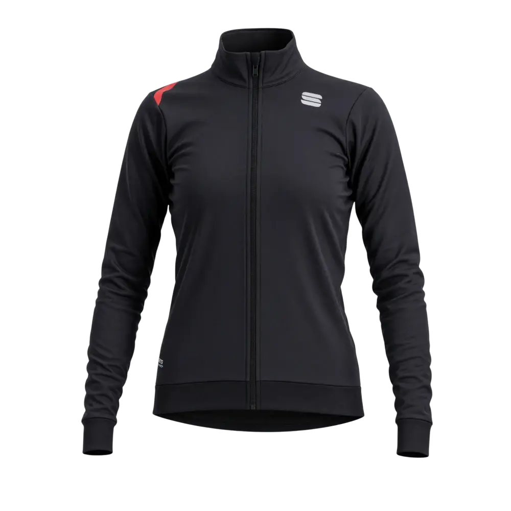 SPORTFUL Fiandre Medium Fietsjack Zwart/Rood Dames