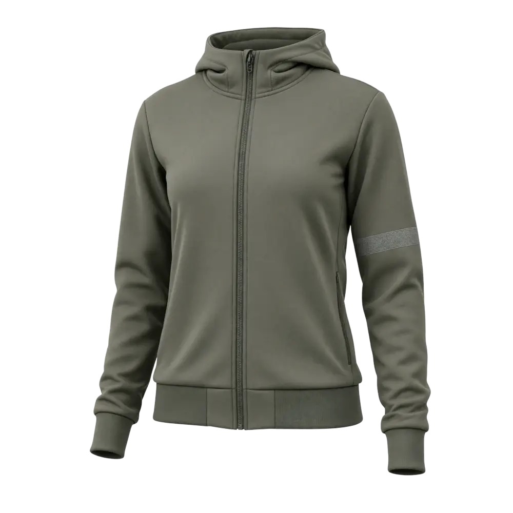 SPORTFUL Giara Hoodie Fietsshirt Lange Mouwen Groen Dames