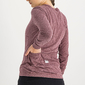 Sportful Giara Fietsshirt Lange Mouwen Donkerrood Dames
