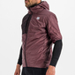 Sportful Supergiara Puffy Fietsjack Korte Mouwen Donkerrood Heren