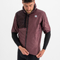 Sportful Supergiara Puffy Fietsjack Korte Mouwen Donkerrood Heren
