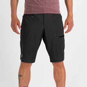 Sportful Giara Overshort Fietsbroek Kort Zwart Heren