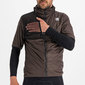 Sportful Supergiara Puffy Fietsjack Korte Mouwen Bruin Heren