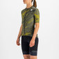 Sportful Cliff Supergiara Fietsshirt Korte Mouwen Groen/Geel Dames
