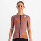 Sportful Cliff Supergiara Fietsshirt Korte Mouwen Paars/Oranje Dames