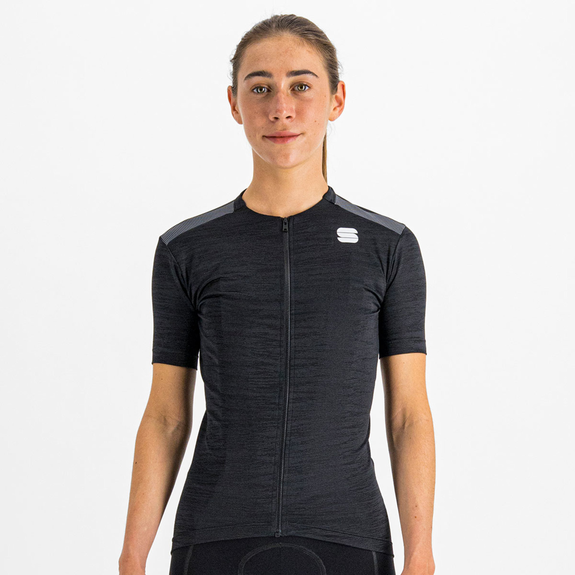 Sportful Supergiara Fietsshirt Korte Mouwen Zwart Dames