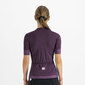 Sportful Monocrom Fietsshirt Korte Mouwen Paars Dames