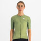 Sportful Checkmate Fietsshirt Korte Mouwen Groen Dames