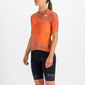Sportful Rocket Fietsshirt Korte Mouwen Oranje Dames