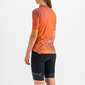 Sportful Rocket Fietsshirt Korte Mouwen Oranje Dames