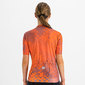 Sportful Rocket Fietsshirt Korte Mouwen Oranje Dames