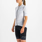 Sportful Cliff Supergiara Fietsshirt Korte Mouwen Wit/Grijs Dames