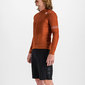 Sportful Supergiara Thermal Fietsshirt Lange Mouwen Donkerrood Heren