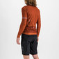 Sportful Supergiara Thermal Fietsshirt Lange Mouwen Donkerrood Heren
