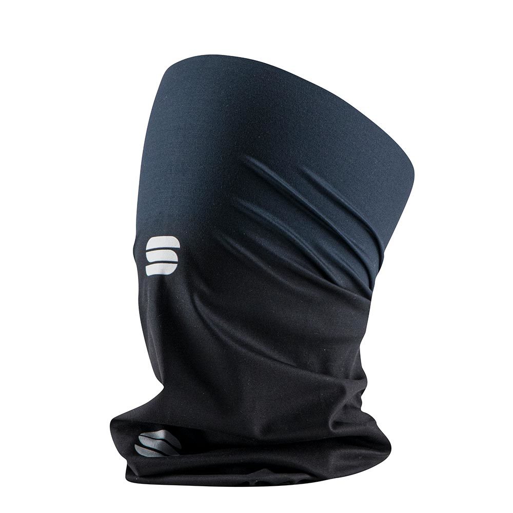 Sportful Matchy Nekwarmer Zwart/Donkerblauw