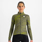 Sportful Cliff Supergiara Thermal Fietsshirt Lange Mouwen Groen/Geel Dames
