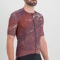 Sportful Cliff Supergiara Fietsshirt Korte Mouwen Paars Heren