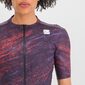 Sportful Cliff Supergiara Fietsshirt Korte Mouwen Paars Dames