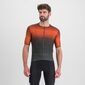Sportful Flow Supergiara Fietsshirt Korte Mouwen Grijs/Rood Heren