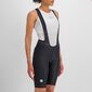 Sportful Giara Fietsbroek Kort Zwart Dames