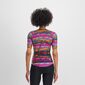 Sportful Glitch Bomber Fietsshirt Korte Mouwen Multi/Roze Dames