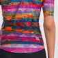 Sportful Glitch Bomber Fietsshirt Korte Mouwen Multi/Roze Dames