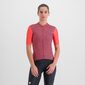 Sportful Checkmate Fietsshirt Korte Mouwen Roze/Paars Dames