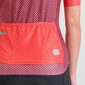 Sportful Checkmate Fietsshirt Korte Mouwen Roze/Paars Dames