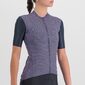 Sportful Checkmate Fietsshirt Korte Mouwen Blauw/Paars Dames