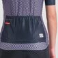 Sportful Checkmate Fietsshirt Korte Mouwen Blauw/Paars Dames