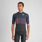 Sportful Snap Fietsshirt Korte Mouwen Donkerblauw/Zwart Heren