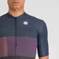 Sportful Snap Fietsshirt Korte Mouwen Donkerblauw/Zwart Heren