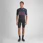 Sportful Snap Fietsshirt Korte Mouwen Donkerblauw/Zwart Heren