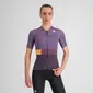 Sportful Snap Fietsshirt Korte Mouwen Paars Dames