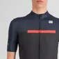 Sportful Pista Fietsshirt Korte Mouwen Donkerblauw/Zwart Dames