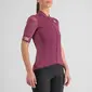 Sportful SRK Fietsshirt Korte Mouwen Donkerrood Dames