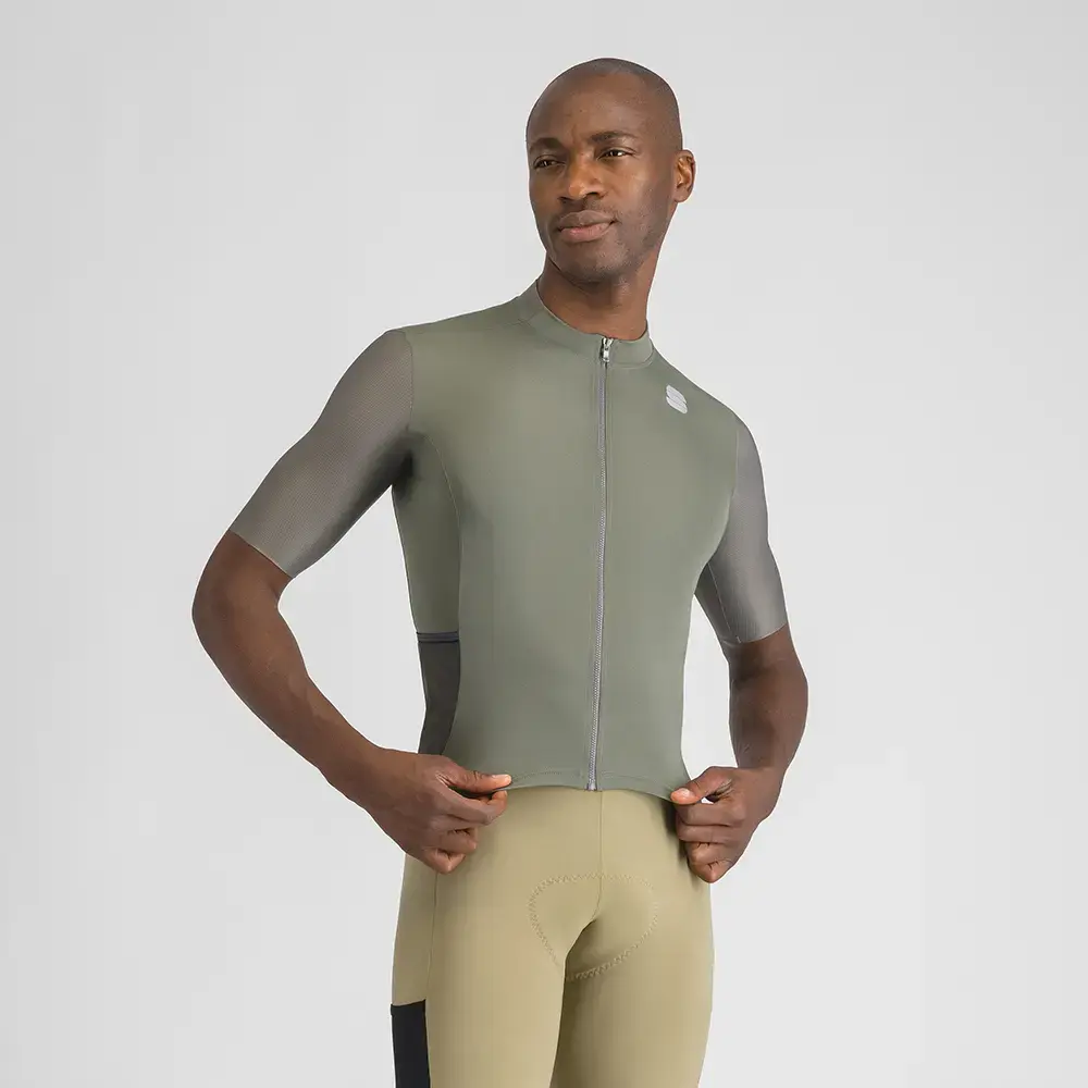 Sportful Supergiara Fietsshirt Korte Mouwen Groen Heren