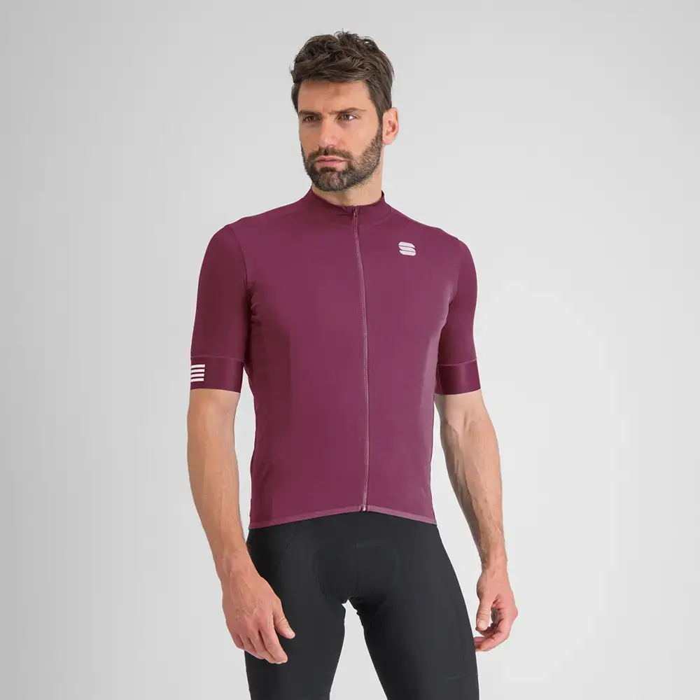 Sportful SRK Fietsshirt Korte Mouwen Donkerrood Heren