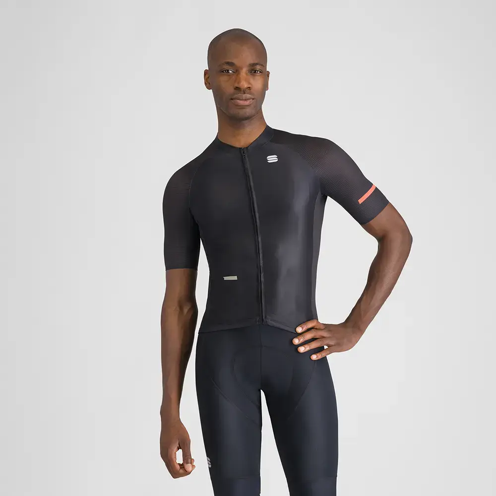 Sportful Supernova Fietsshirt Korte Mouwen Zwart Heren